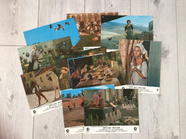 Jeu de photos d'exploitation originales de cinéma La belle et le cavalier