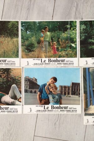 Jeu de photos d'exploitation originales de cinéma Le bonheur