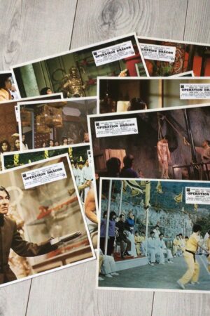 Jeu de photos d'exploitation originales de cinéma Opération dragon