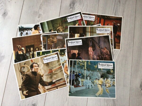 Jeu de photos d'exploitation originales de cinéma Opération dragon