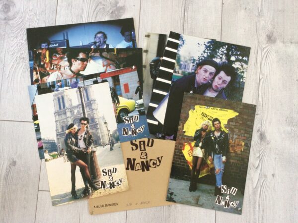 Jeu de photos d'exploitation originales de cinéma Sid et Nancy