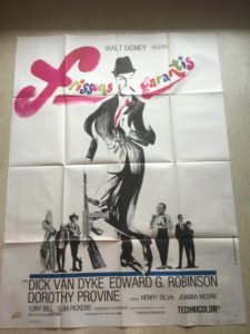 Affiche originale de cinéma Frissons Garantis
