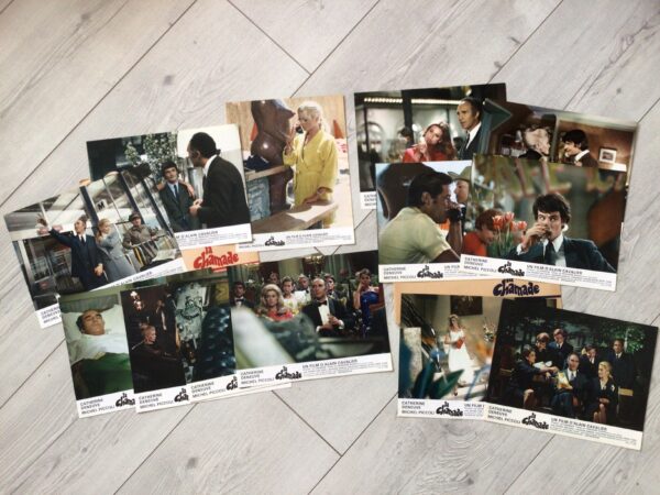 Jeu de photos d'exploitation originales de cinéma La chamade