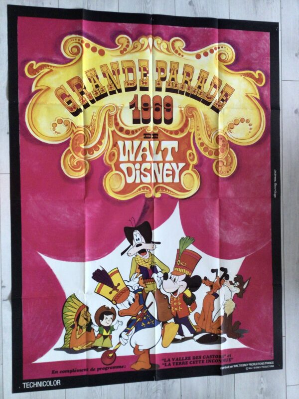 Affiche originale de cinéma La grande parade de 1969