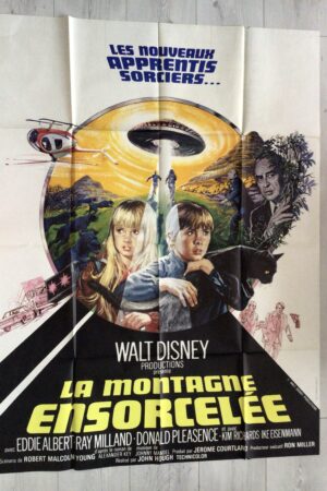 Affiche originale de cinéma La montagne ensorcelée