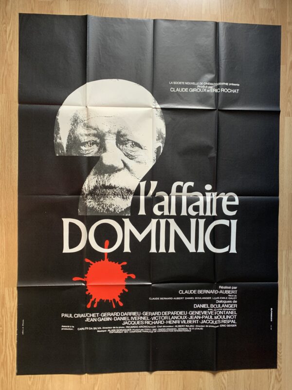 Affiche originale de cinéma L’affaire Dominici