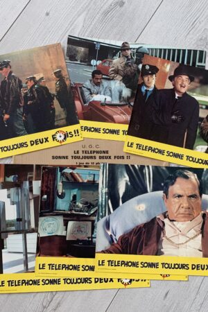 Jeu de photos d'exploitation originales de cinéma Le téléphone sonne toujours deux fois