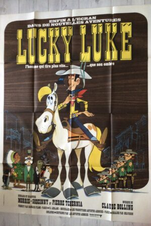 Affiche originale de cinéma Lucky Luke Bis