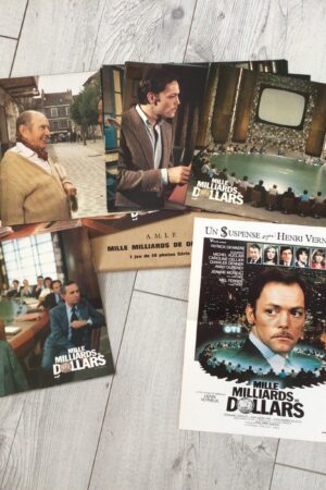 Jeu de photos d'exploitation originales de cinéma Mille milliards de dollars