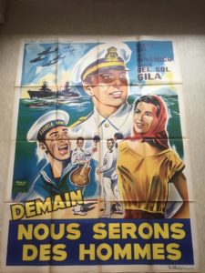 Affiche originale de cinéma Demain nous serons des hommes