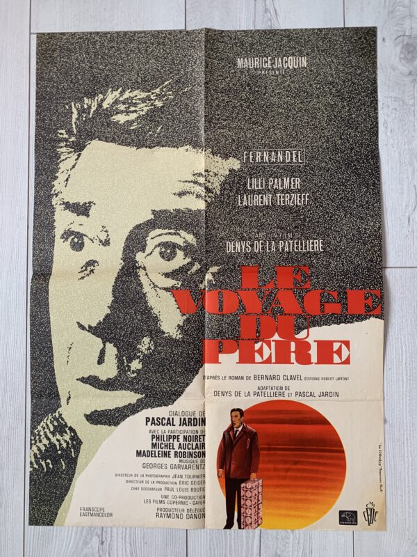 Affiche originale de cinéma Le voyage du père