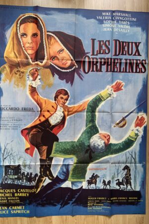 Affiche originale de cinéma Les deux orphelines