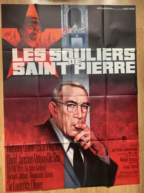 Affiche originale de cinéma Les souliers de Saint Pierre