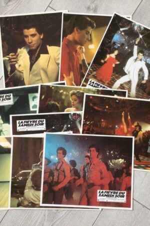 Jeu de photos d'exploitation originales de cinéma La fièvre du samedi soir