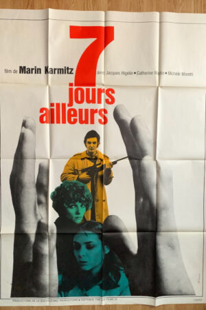 Affiche originale de cinéma 7 jours ailleurs