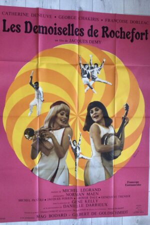 Affiche originale de cinéma Les demoiselles de Rochefort