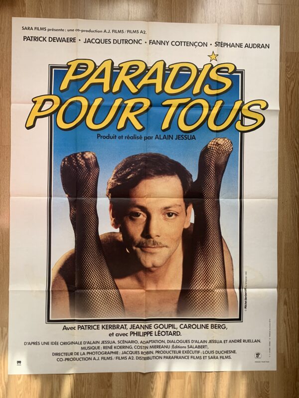 Affiche originale de cinéma Paradis pour tous