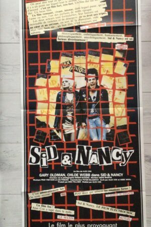 Affiche originale de cinéma Sid et Nancy