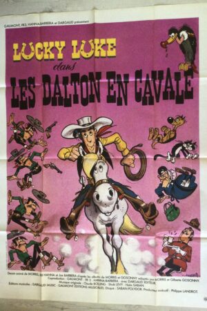 Affiche originale de cinéma Les Dalton en cavale