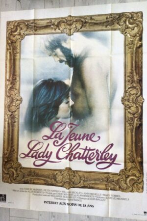 Affiche originale de cinéma La jeune Lady Chatterley