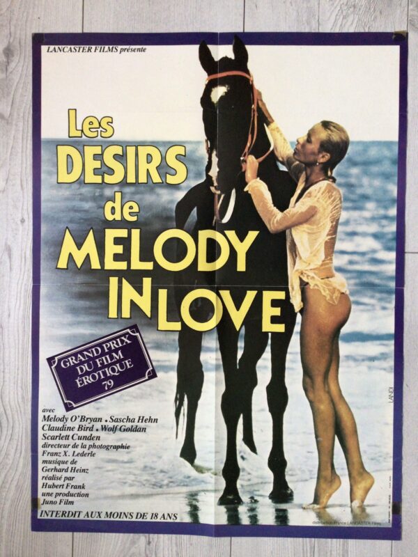 Affiche originale de cinéma Les désirs de Melody in Love