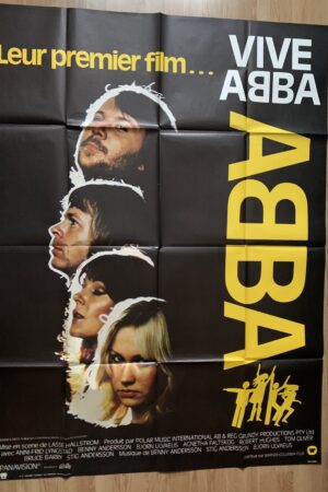 Affiche originale de cinéma Abba
