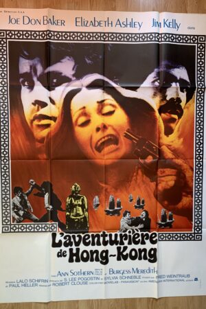Affiche originale de cinéma L’aventurière de Hong Kong