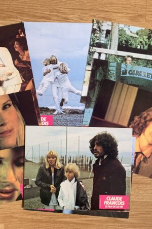 Jeu de photos d'exploitation originales de cinéma Claude François