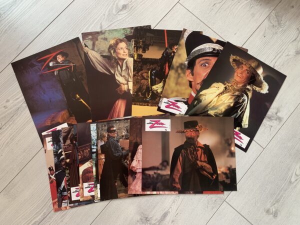 Jeu de photos d'exploitation originales de cinéma La grande zorro