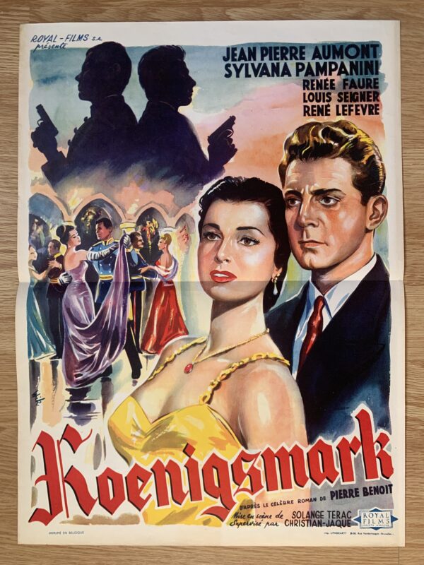 Affiche originale de cinéma Koenigsmark
