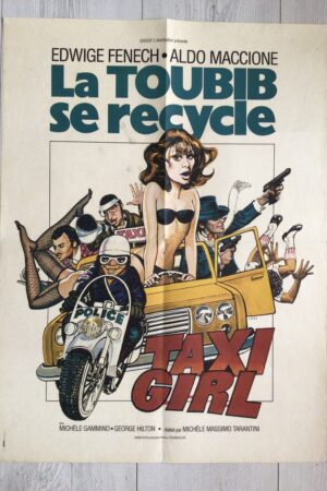 Affiche originale de cinéma La toubib se recycle