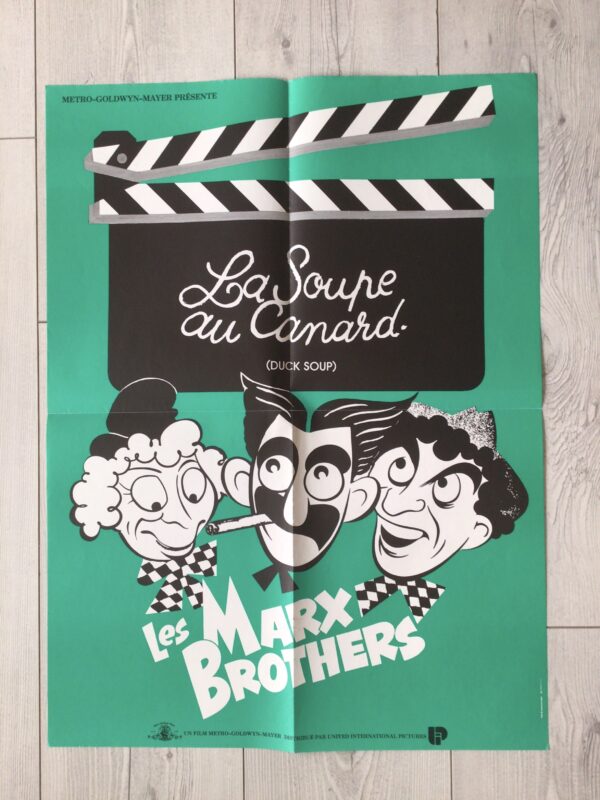 Affiche originale de cinéma Marx Brothers la soupe aux canards