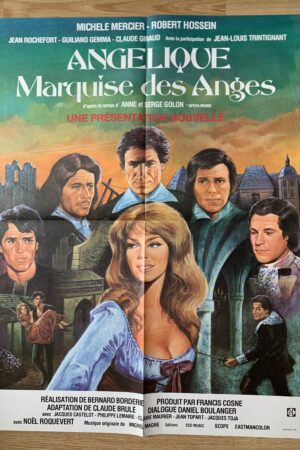 Affiche originale de cinéma Angélique marquise des anges