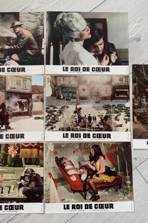 Jeu de photos d'exploitation originales de cinéma Le roi de coeur