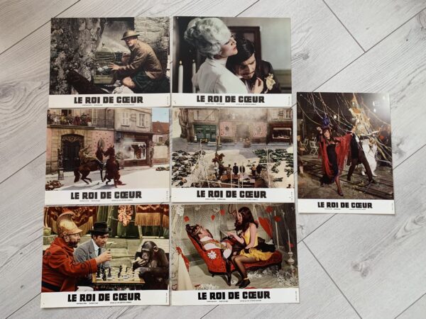Jeu de photos d'exploitation originales de cinéma Le roi de coeur