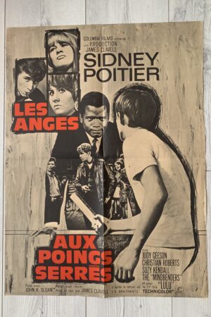 Affiche originale de cinéma Les anges aux poings serrés