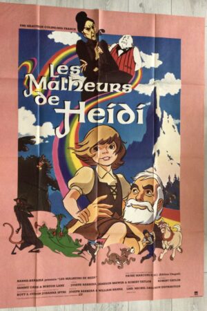 Affiche originale de cinéma Les malheurs de Heidi