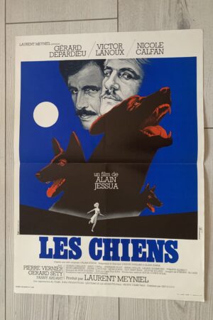 Affiche originale de cinéma Les chiens
