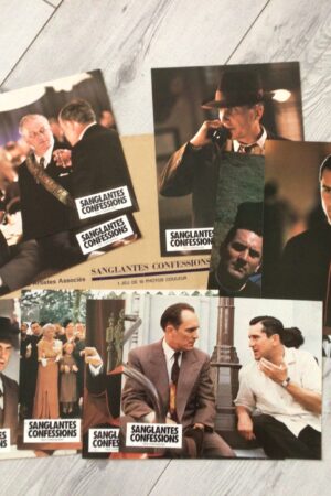 Jeu de photos d'exploitation originales de cinéma Sanglantes confessions
