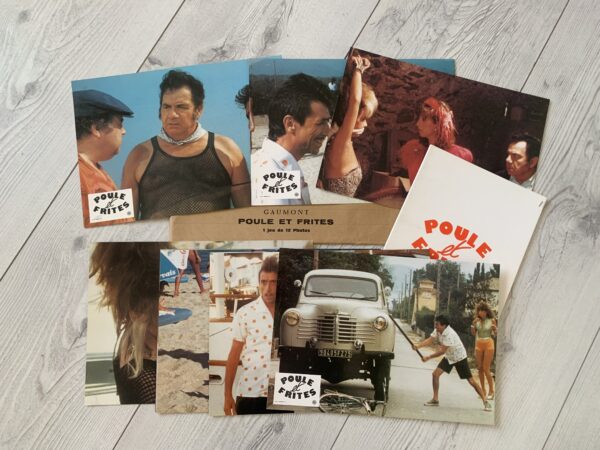 Jeu de photos d'exploitation originales de cinéma Poule et frites