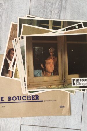 Jeu de photos d'exploitation originales de cinéma Le boucher