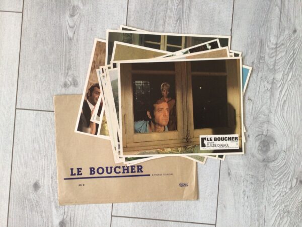 Jeu de photos d'exploitation originales de cinéma Le boucher