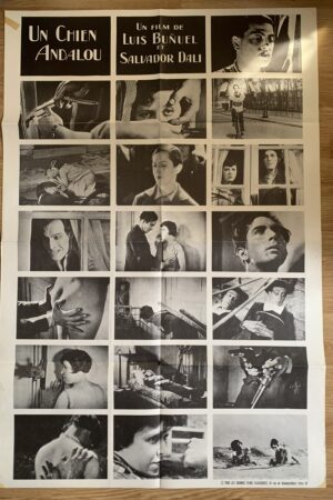 Affiche originale de cinéma Un chien Andalou