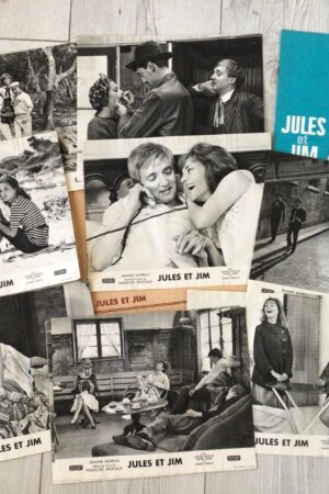 Jeu de photos d'exploitation originales de cinéma Jules et Jim