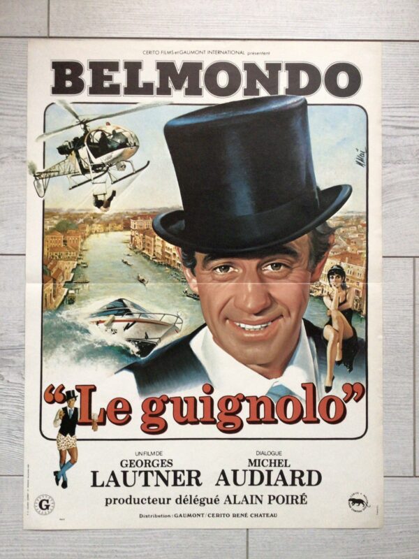 Affiche originale de cinéma Le guignolo