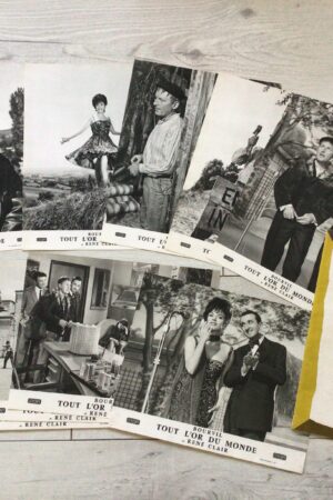 Jeu de photos d'exploitation originales de cinéma Tout l'or du monde