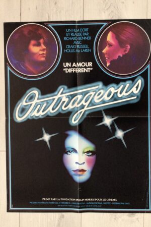 Affiche originale de cinéma Outrageous