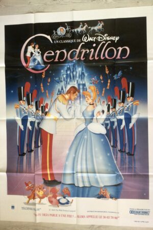 Affiche originale de cinéma Cendrillon