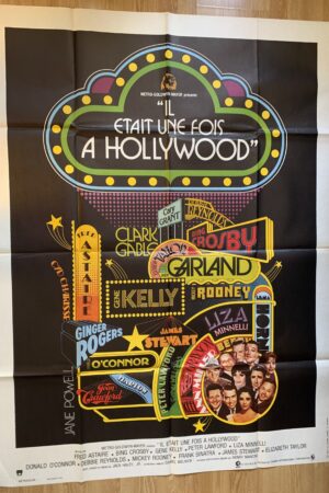 Affiche originale de cinéma Il était une fois à Hollywood
