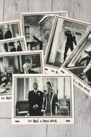 Jeu de photos d'exploitation originales de cinéma Un roi à New York